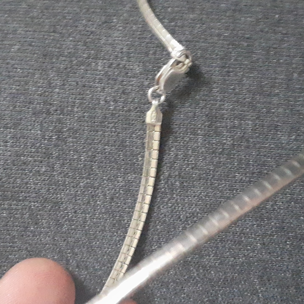 Vintage sterling silver necklace/bracelet solid silver very nice. - Picture 4 of 4